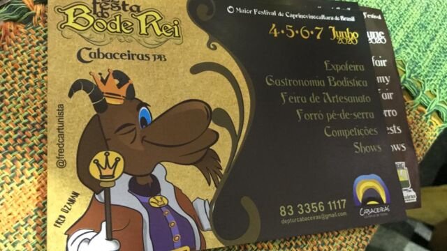 Folder da Festa do Bode Rei - Foto: Ale Lontra