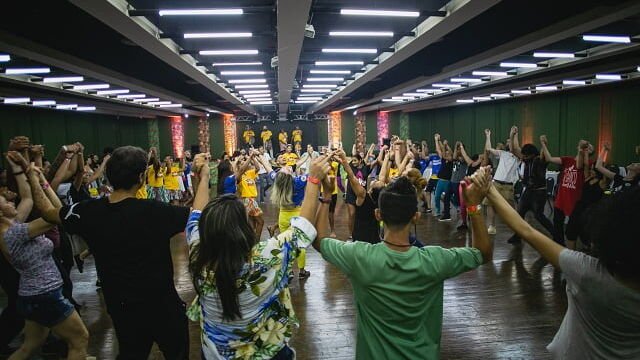 Aula de Coco com grupo de Mestre Benedito. Fotos Ana Moraes/Divulgação