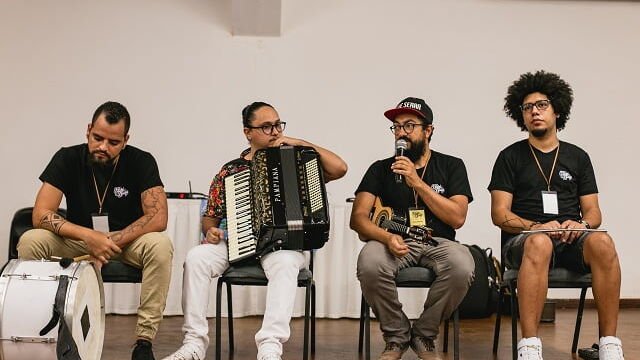 Os Fulano na aula de musicaslidade - Foto: Divulgação