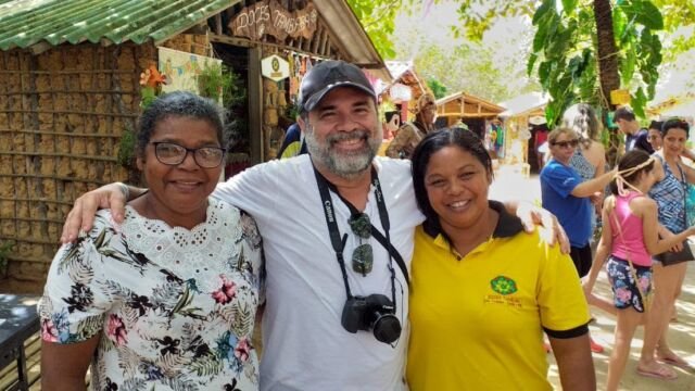 D. Luiza e Nevinha idealizadoras do Shopping Rural Tambaba - Conde (PB) - Foto: Divulgação