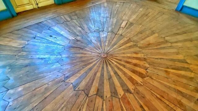 Piso do casarão Solar Baeta Neves, destruído por deslizamento de terra em Ouro Preto — Foto: Arquivo pessoal