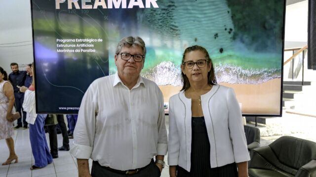 Govenadora da Paraíba João Azevedo e reitora do IFPB Mary Roberta Marinho - Foto: DGCOM IFPB / Pablo França